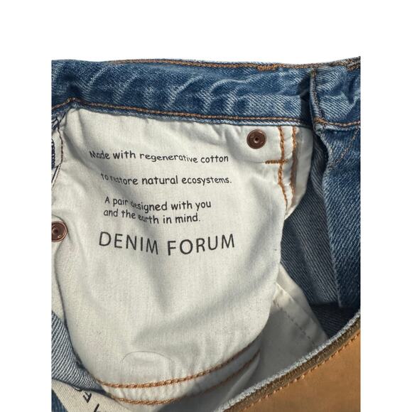Denim Forum ’90s Carpenter Midi Pencil Skirt — Size 26 - Picture 5 of 7